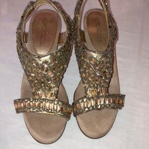 AEROSOLES HEELED BLINGY SHOES